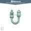 Power fitting square U bolts high quality stainless steel U type clevis bolts link fitting