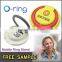 O-ring cheap Reusable Sticky plastic Finger ring holder For cell Phone