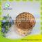 Handmade bamboo household fruit basket