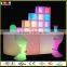 Modern design LED plastic furniture for outdoor