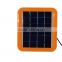 Environment friendly solar portable lighting system with led light and bulb
