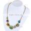 Beautiful Jewelry Necklace Women Crystal Flower Pendant Choker Chain Bib Statement
