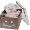 Personalized paper glove gift box drawer design with divider