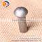 Round head steel solid rivet nut with factory price