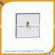 square plain small white cardboard boxes