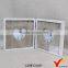 French Style Antique Wood Lovely Heart Photo Frame