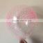 natural latex balloon within confetti /paper/foil baloon
