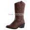 Fashion New Cowgirl Women Western Leather Boots