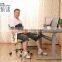 Professional metal with wood dining table with low price