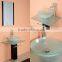 Elegant Luxury Free Standing Glass Basin Bathroom Vanity