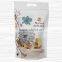 Leisure food plastic packing bag with header & hanging hole
