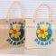 reusable jute shopping bag