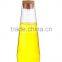SINOGLASS trade assurance elemental kitchen non drip spout borosilicate glass oil bottle with cork lid