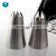 304 Stainless Steel Cake Tips Seamless 6 Or 8 Tooth Crowded Spot-billed Cake Icing Nozzles