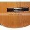 39 inch pink cutaway best classical Solid guitar Handmade