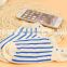 Fashion thin striped youngth short trend cotton socks