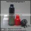 long thin dropper Child roof Tamper Safe cap 10ml black pet bottle