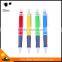 The latest style cheap standard plastic cheap ball pen with high level