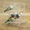 Wall mounted top grade acrylic wine rack from factory