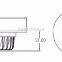 5w driver on board down light no need extra driver 80ra 80lm anti-surge ac luminaire