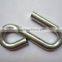 Metal Zinc Galvanized Snap Hook, Simple Hook, Spring Hook