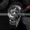 CURREN Black Men's Stainless Steel Analog Date Sport Quartz Watch