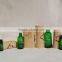 Single bottle essential oil packaging natural wooden cylinder box