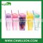 New model double wall plastic cups with straw