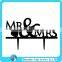 Funny Batman wedding cake topper, Mr&Mrs acrylic cake topper