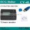 2015 CE&ISO Approved 72 Hours Medical Device Heart Monitor 3/12 Channel ECG Holter System with Free Software-ECGLAB-Shelly