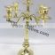 Modern Gold Candelabra For Weddings Centerpiece And Metal Gold Candelabra Standing On The Floor
