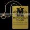 china pvc plastic hang tag printing