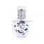 Flower rose shaped UV gel colored empty refill perfume glass spray bottle with metal alloy cap