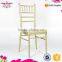 Cheap price Qindao Sinofur Stacking dining metal chiavari chair
