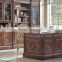 British Retro Design Home Office Furniture, Replica Executive Desk & Chair & Bookcase, Antique Reproduction Wooden Writing Desk