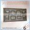 classic decorative antique wooden glass photo frame with multi opening