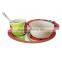 Eco-friendly High standard Bamboo Fiber Kids Dinnerware Sets