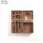 Office supplies creative desktop storage box Black Walnut card holder