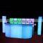 Patio furniture factory direct wholesale, led height counter table display for home decor