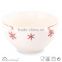 Love and snowflake Christmas decorations decorative ceramic bowls