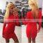 New Women Summer Sexy Long Sleeve Print Party Evening Cocktail Casual Mini Dress
