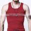 Wholesale Custom Fitness Black Cotton Plain Gym Signlet