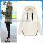 100% cotton side zipper plain white hoodie for winter