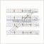 OEM Luxury clear acrylic ruler, creative grids quilting ruler ( 4'' * 1/2'' ) # KPR4005