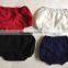 Infant Diaper Cover Pure Colour Baby Bloomers With Elasitic Design Baby Shorts