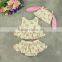3-24M baby girls clothing boutique summer shirts and shorts set M7041211