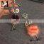 Fluffy and Lovely 2016 New Style Robot Keychain Mink Fur Accessories