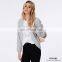 New Spring Wholesale Women Batwing Cardigan In Grey