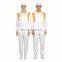 Food industry factories staff uniform/ sweat absorbent& breathable fabric