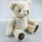 12 inches cream white plush teddy bear with soft plush fabric plush baby bear toy